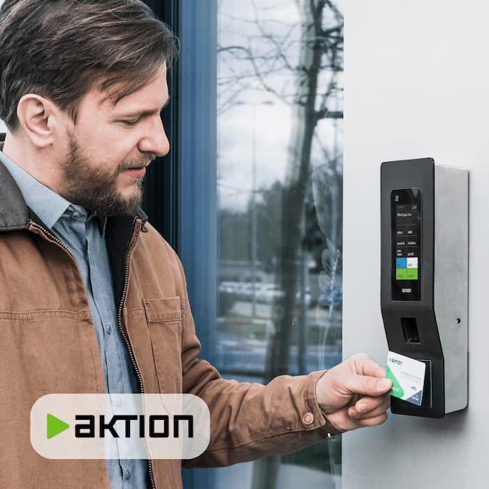 Jednoduchá dochádzka pre malé firmy skvele poslúži pri riadení prístupu do firmy - Aktion