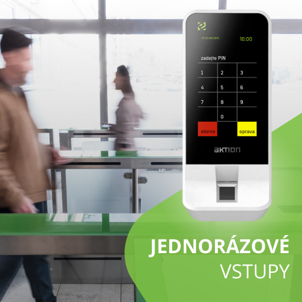 Automatická recepcia Aktion dokáže rozlíšiť osoby s jednorazovým povolením na vstup