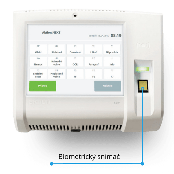 Multifunkčný biometrický terminál akcia sq
