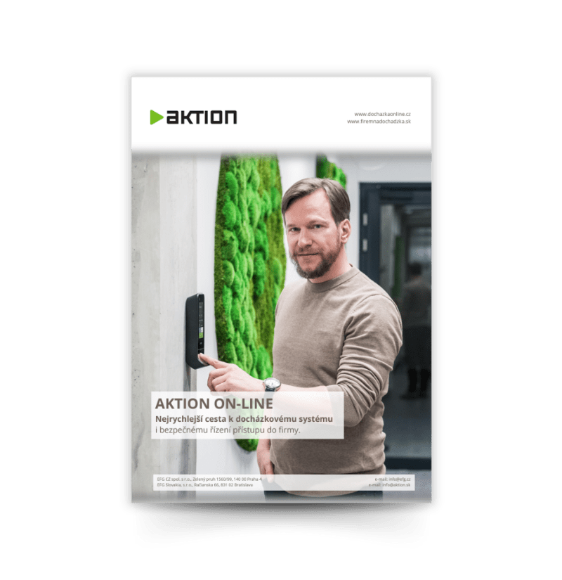Online brožúra o dochádzke Aktion pre malé podniky