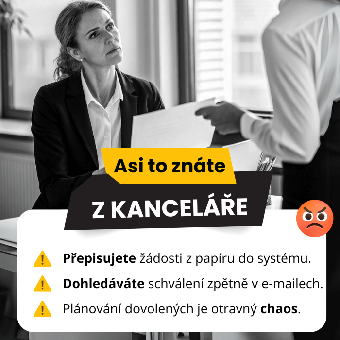 Možno poznáte aj manuálne schvaľovanie dovoleniek z papierových žiadostí