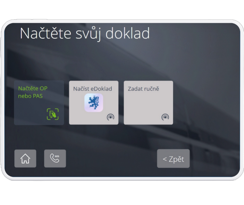Načítanie účtenky v kiosku